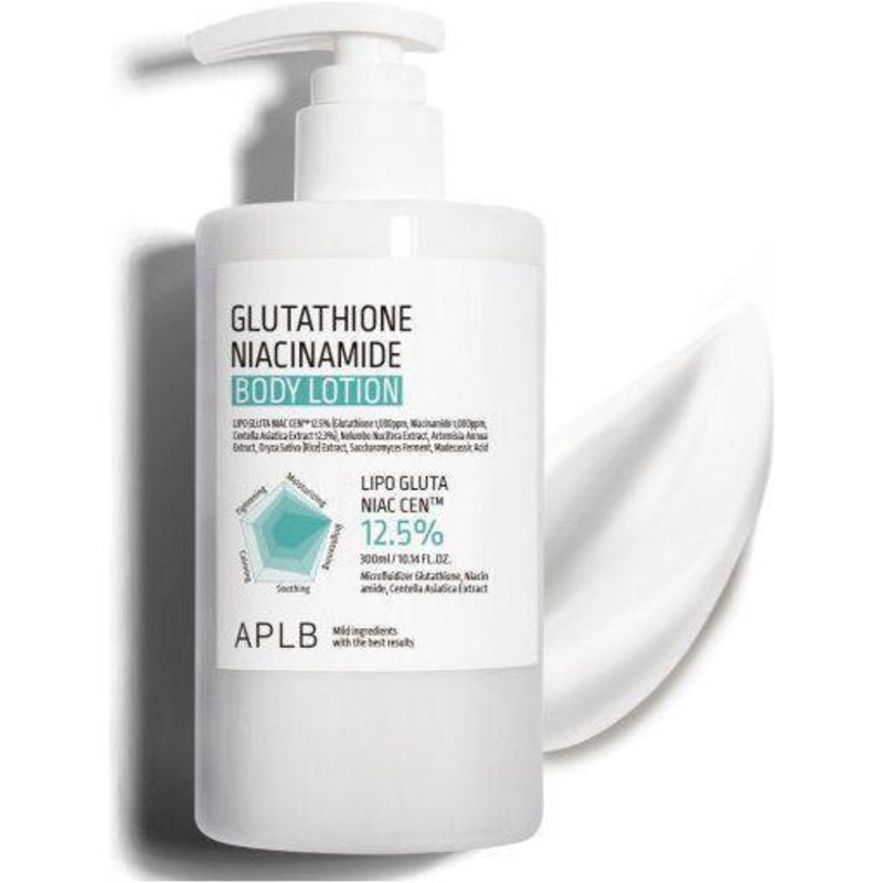 APLB Glutathione Niacinamide Body Lotion  500ml | Brightening, Firming & Deep Hydration