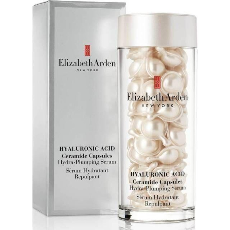 Elizabeth Arden Ceramide Hyaluronic Acid Capsules  60 Count | Plump, Firm & Hydrate Your Skin