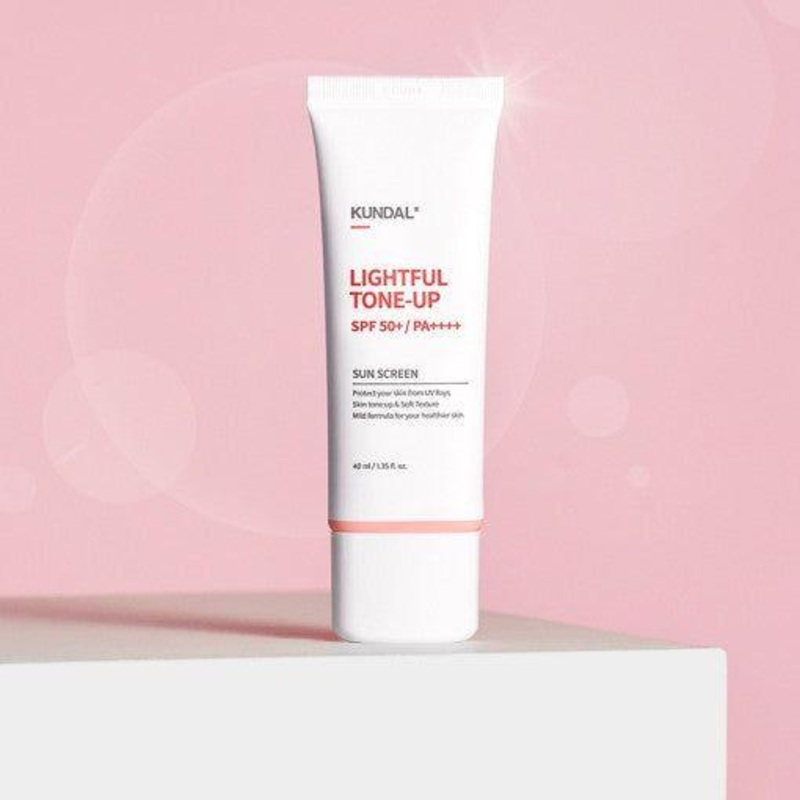 KUNDAL LIGHTFUL TONE-UP Sunscreen SPF50+ PA++++  40ml | Hypoallergenic Brightening UV Protection