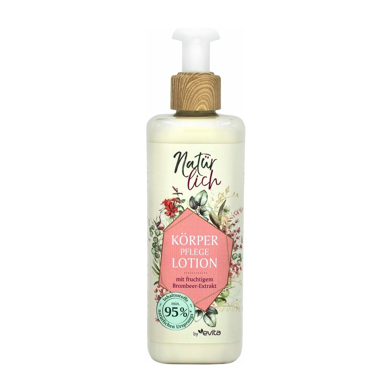 Natrlich by evita body lotion with blackberry extract, 300 mL