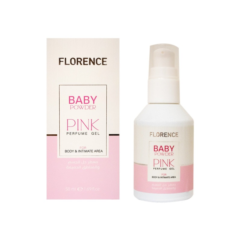Florence Baby Powder Pink Perfume Gel For Body and Intimate Area – 50ml