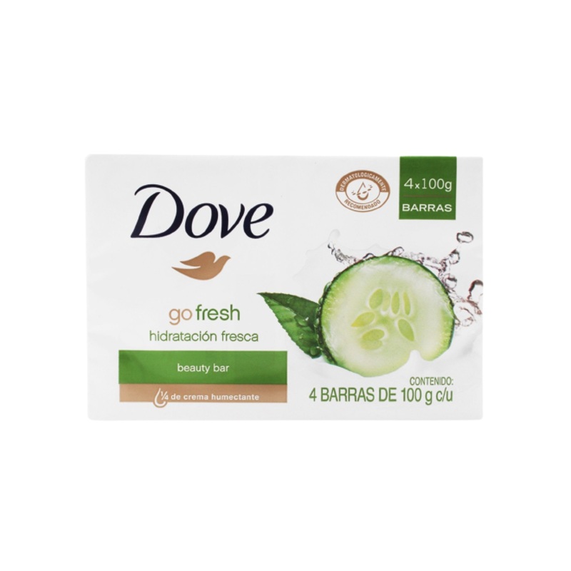 Dove Go Fresh Hidratacion Fresca 4 X 135G