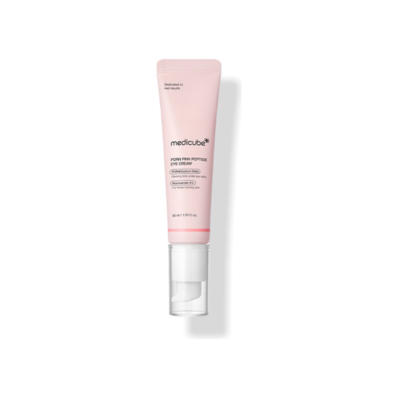 medicube PDRN Pink Peptide Eye Cream  30ml | Brightening & Firming Eye Treatment for Dark Circles