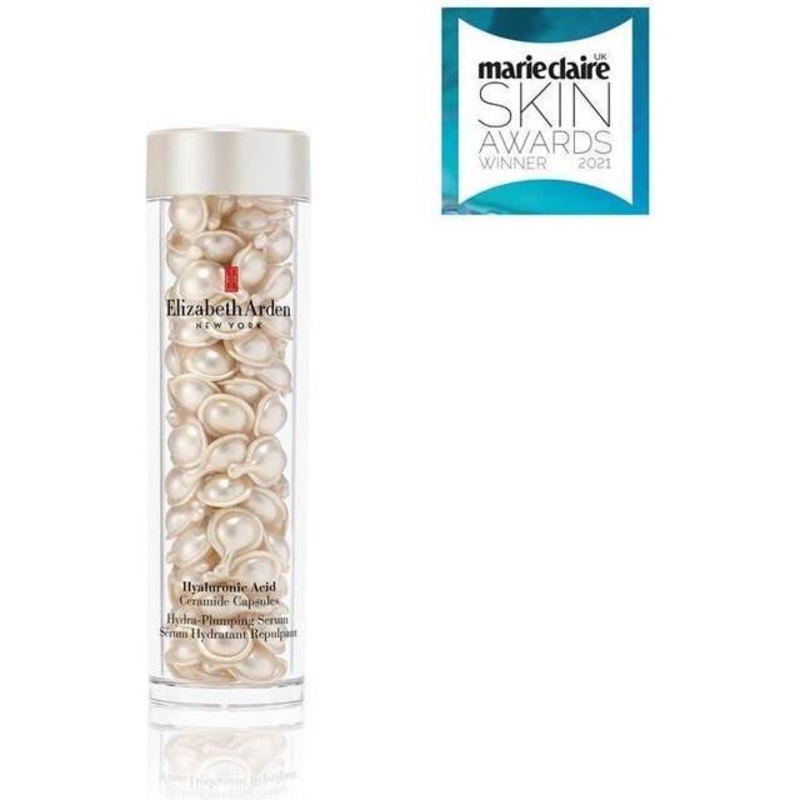 Elizabeth Arden Hyaluronic Acid Ceramide Hydra-Plumping Serum  90 Capsules | Intense Hydration & Plumping