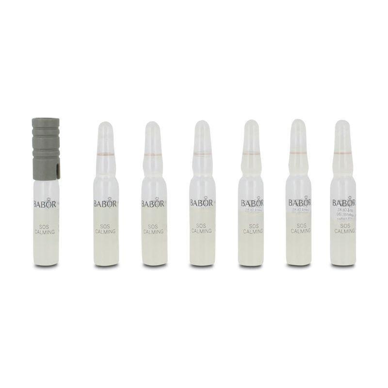 Babor SOS Calming Ampoule Serum Concentrates  7 x 2ml | Instant Soothing & Hydration for Stressed Skin