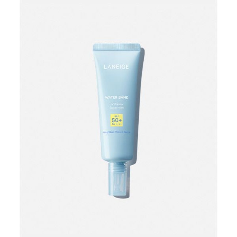 LANEIGE Water Bank UV Barrier Sunscreen SPF50+ PA++++  50ml | Ultra-Light Moisturising Sunscreen for Sensitive Skin & Barrier Repair