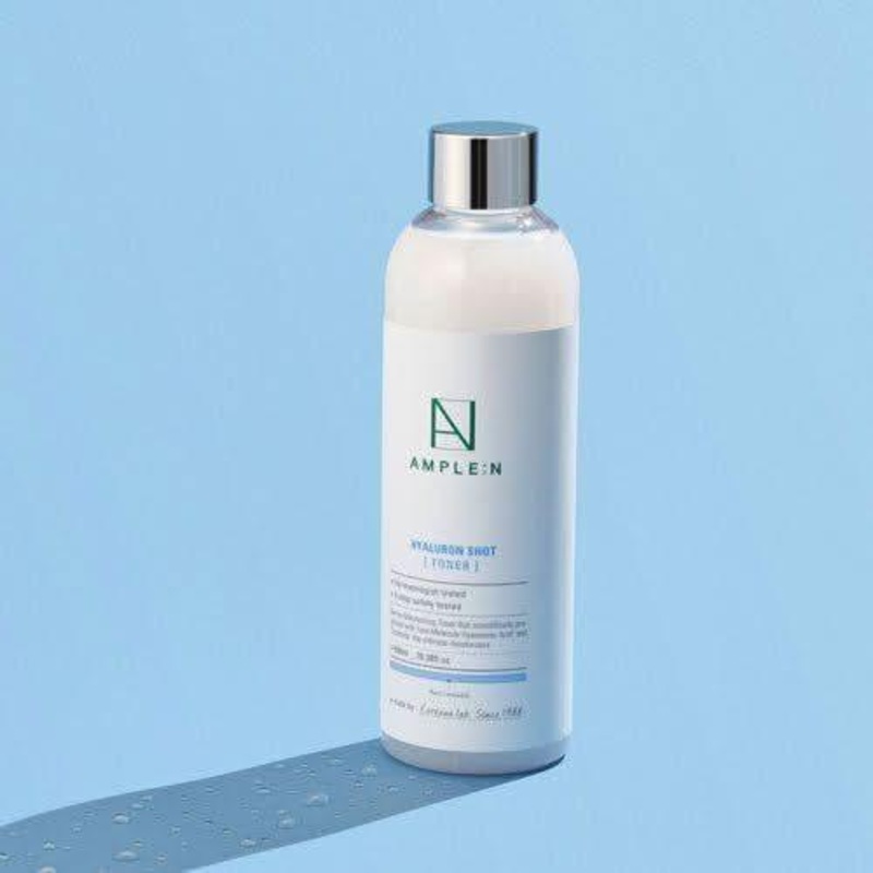 AMPLE:N Hyaluron Shot Toner  600ml | Deep Hydration & Dewy Glow for Dry, Dehydrated Skin