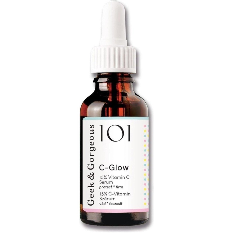Geek & Gorgeous 101 C-Glow  15% Vitamin C Serum | Brighten, Firm & Protect  30ml
