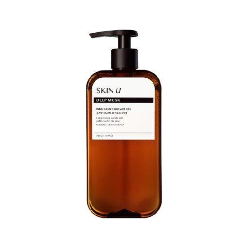 SKIN U INNO:SCENT Shower Gel #DEEP MUSK  500g | Hydrating & Nourishing Body Wash for Sensitive Skin
