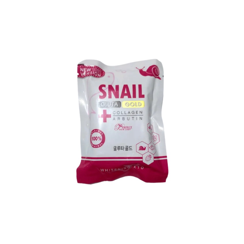 Snail Gluta Gold Collagen Arbutin Soap