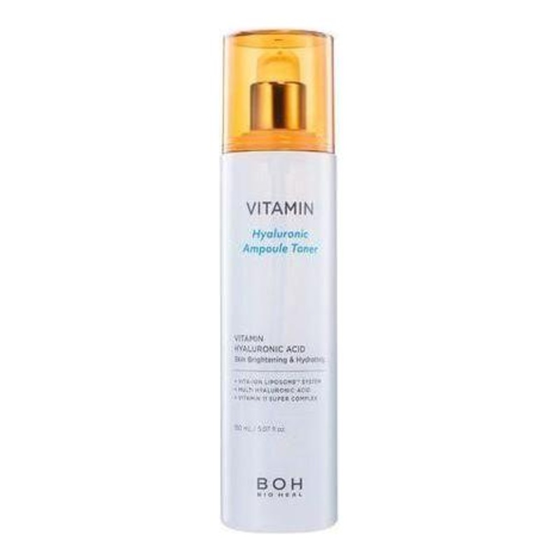 BIO HEAL BOH Vitamin Hyaluronic Ampoule Toner – 150ml | Hydrates, Brightens & Strengthens Skin Barrier