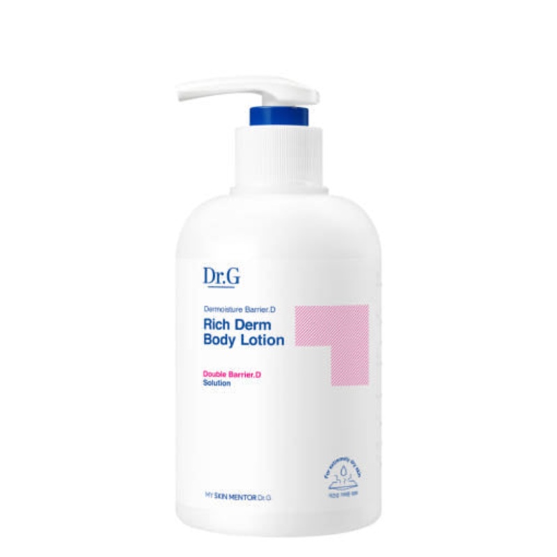 Dr.G Dermoisture Barrier.D Rich Derm Body Lotion  400ml | Soothing, Panthenol-Enriched Moisturiser for Dry, Sensitive & All-Age Skin
