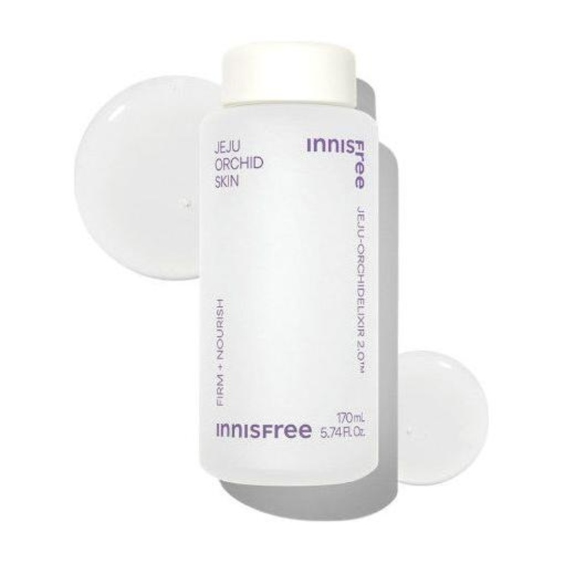 innisfree Jeju Orchid Skin  200ml | Hydrating & Firming Essence Toner with Jeju Green Beans