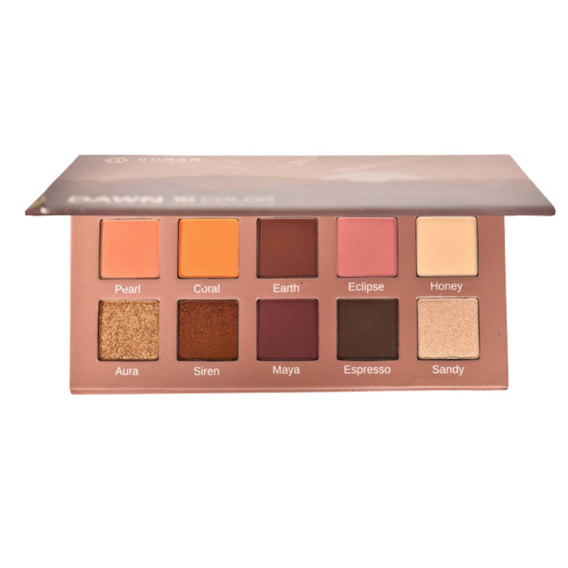 Nuban Beauty Dawn 10 Color Eyeshadow Palete
