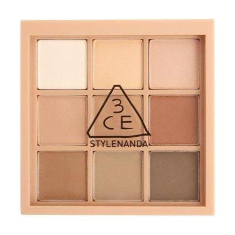 3CE Multi Eye Color Palette 8.1g  Smoother | 9-Shade Everyday Eyeshadow Palette
