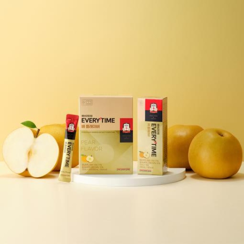 [Jung Kwan Jang] Korean Red Ginseng Extract EveryTime Pear Flavor  10ml x 20 Sticks | Refreshing Daily Health Boost