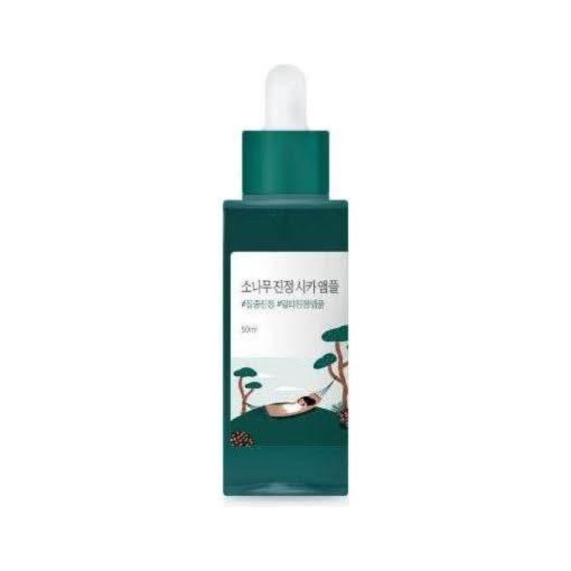 Round Lab Pine Calming Cica Ampoule  50ml | Soothing Remedy for Hormonal Breakouts & Acne