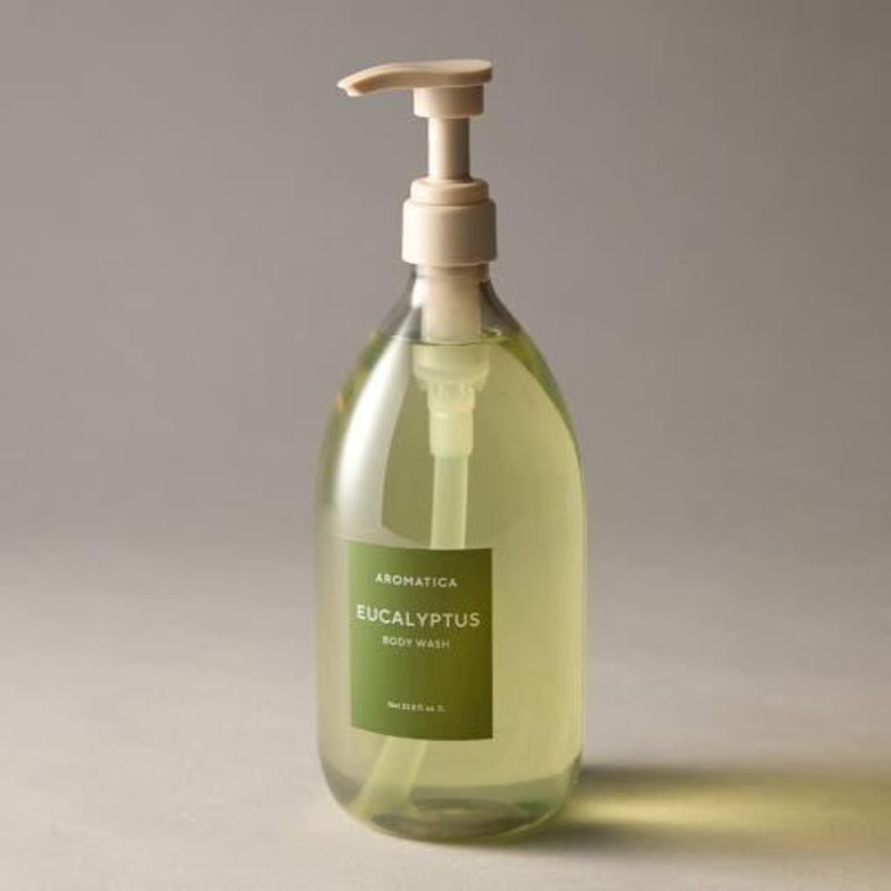 AROMATICA Eucalyptus Body Wash 15 Amino  1000ml | Amino Acid-Rich Cleanser for Hydrated, Healthy Skin
