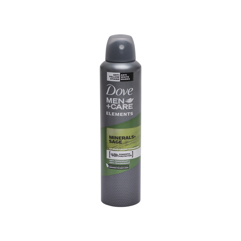 Dove Men Care Elements Minerals Sage Antiperspirant Spray 250ml