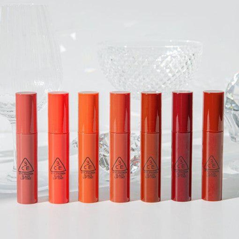 3CE Glaze Lip Tint 5g | Dewy & Hydrating Lip Color NEW MOTION