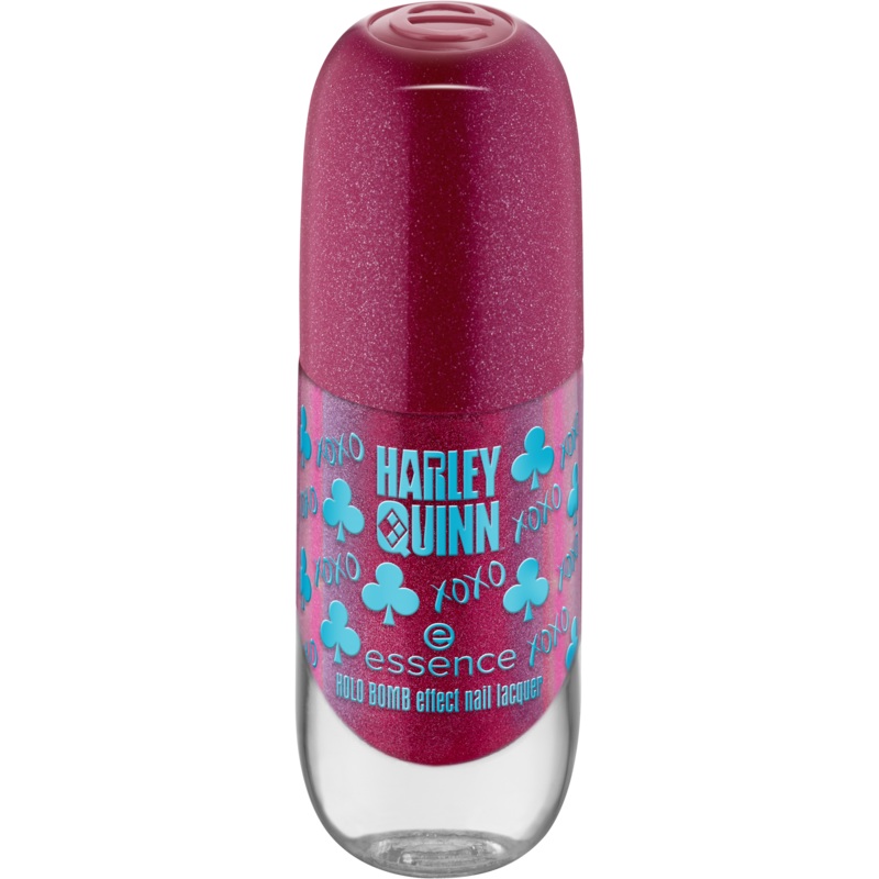 Essence Harley Quinn HOLO BOMB effect nail lacquer