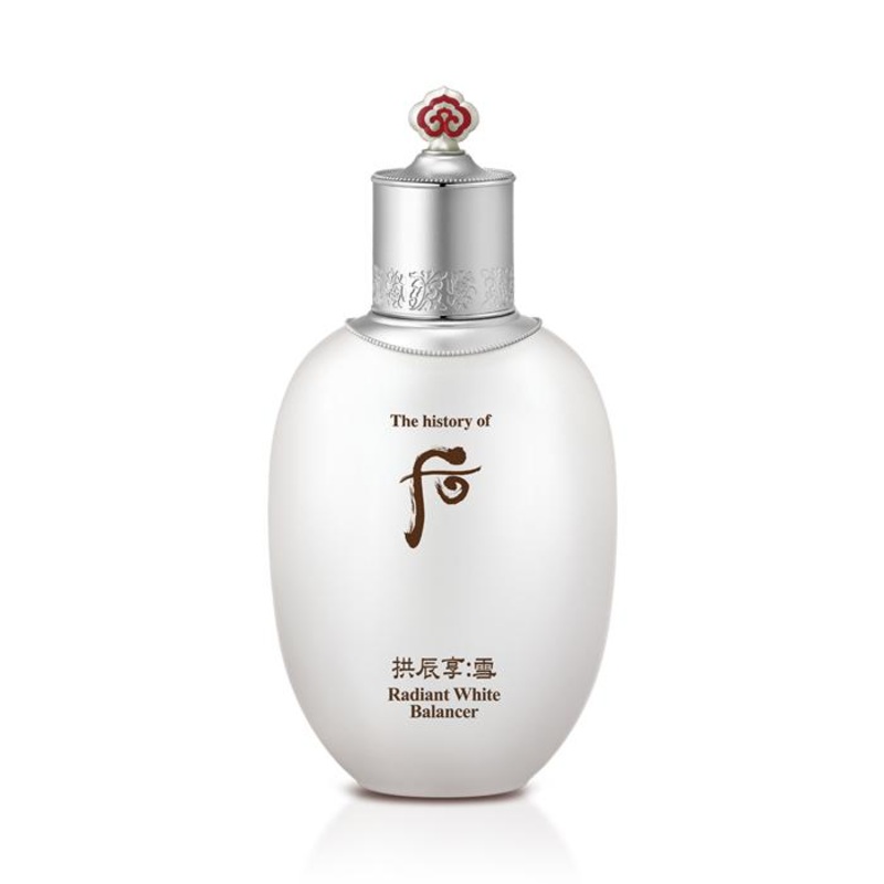 The History of Whoo GONGJINHYANG: SEOL Radiant White Balancer  150ml | Luxury Brightening Toner for Even-Toned, Radiant Skin