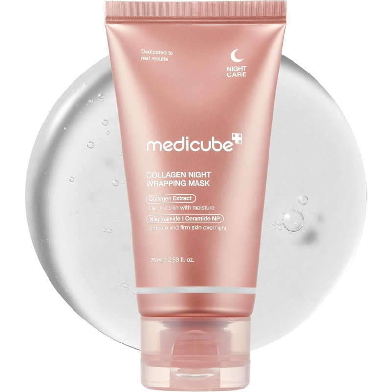 Medicube Collagen Night Wrapping Mask  75ml | Firming Overnight Mask for Radiant, Youthful Skin