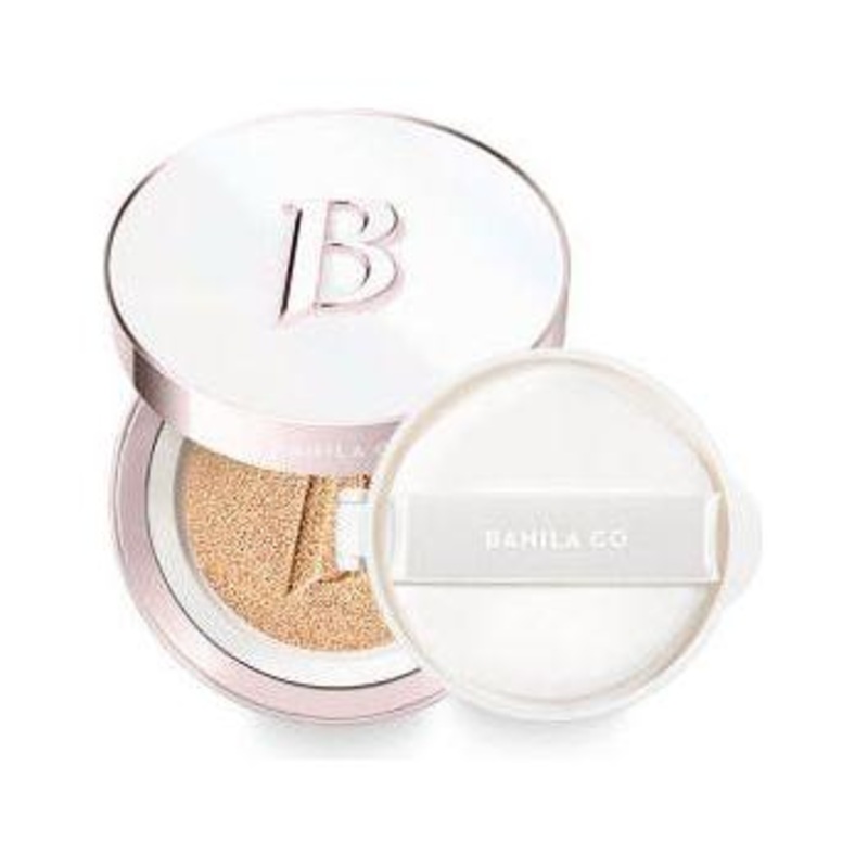 BANILA CO Covericious Ultimate White Cushion Moisture SPF50+ PA+++ SET  14g + 14g Refill | Radiant, Dewy Coverage + Sun Protection #17 Fair