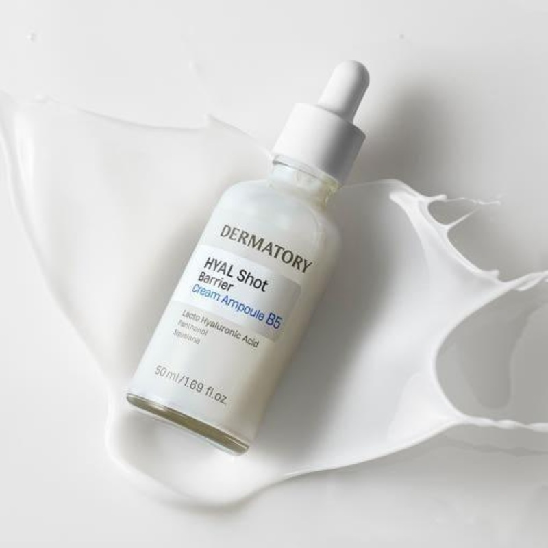 DERMATORY Hyal Shot Barrier Cream Ampoule B5  50ml | Intense Hydration & Skin Barrier Repair