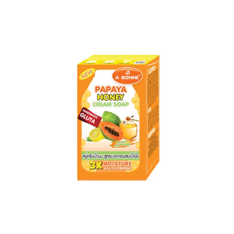 A Bonne Papaya Honey Cream Bar Soap 90G