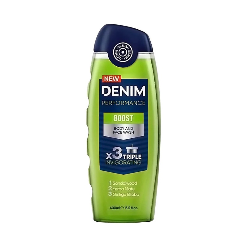 Denim Boost Body & Face Wash 400ml
