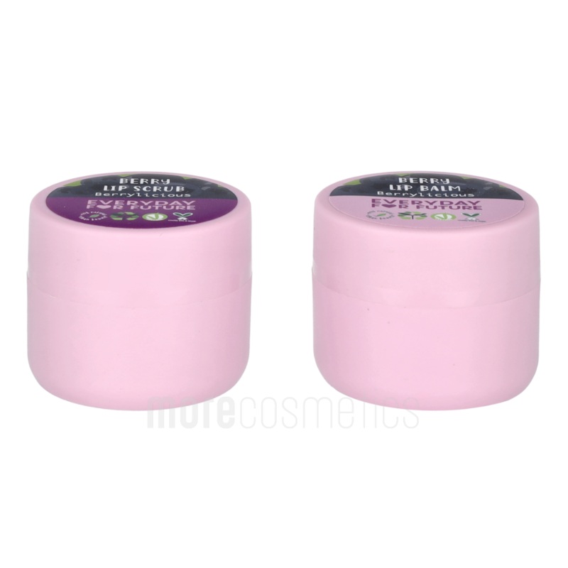 Everyday For Future Kiss Therapy Duo Set Lip Balm 9,5gr/Lip Scrub 9,5gr – Blueberry