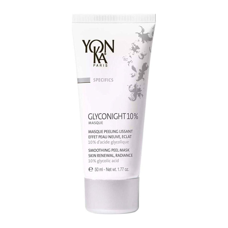 YonKa Paris Glyconight 10% Masque  50ml  Overnight Glycolic Acid Peel for Radiance, Renewal & Youthful Skin
