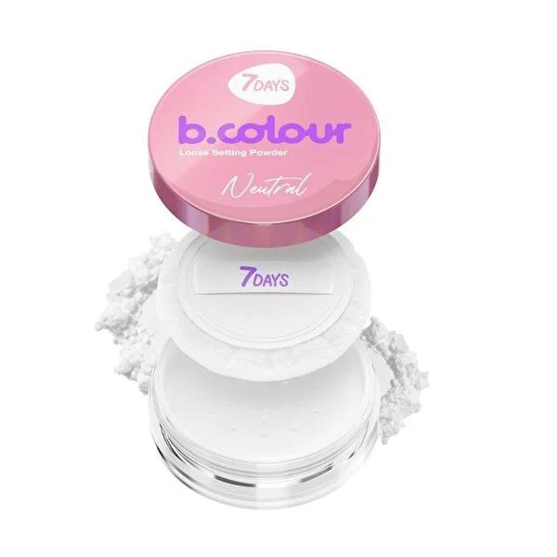 7Days Matte Setting Powder for Smooth, Oil-Controlled Skin – Microelement Rich Face Powder