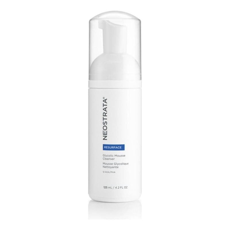 Neostrata Resurface Glycolic Mousse Cleanser  125ml | Gentle Exfoliating Foaming Cleanser for Smoother Skin