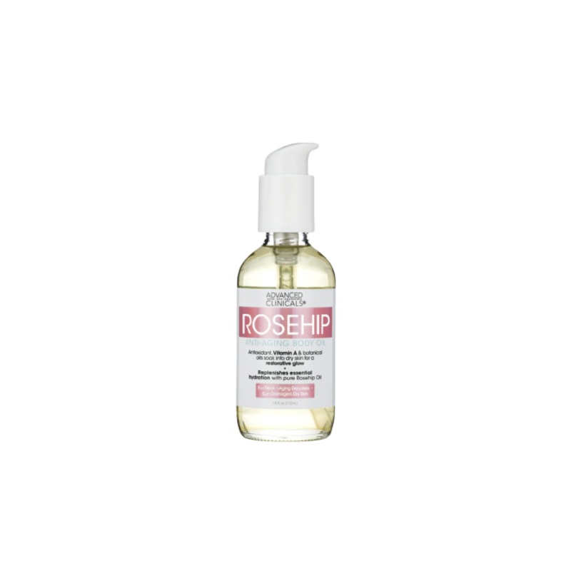 Advanced Clinicals Rosehip Anti-Aging Body Oil