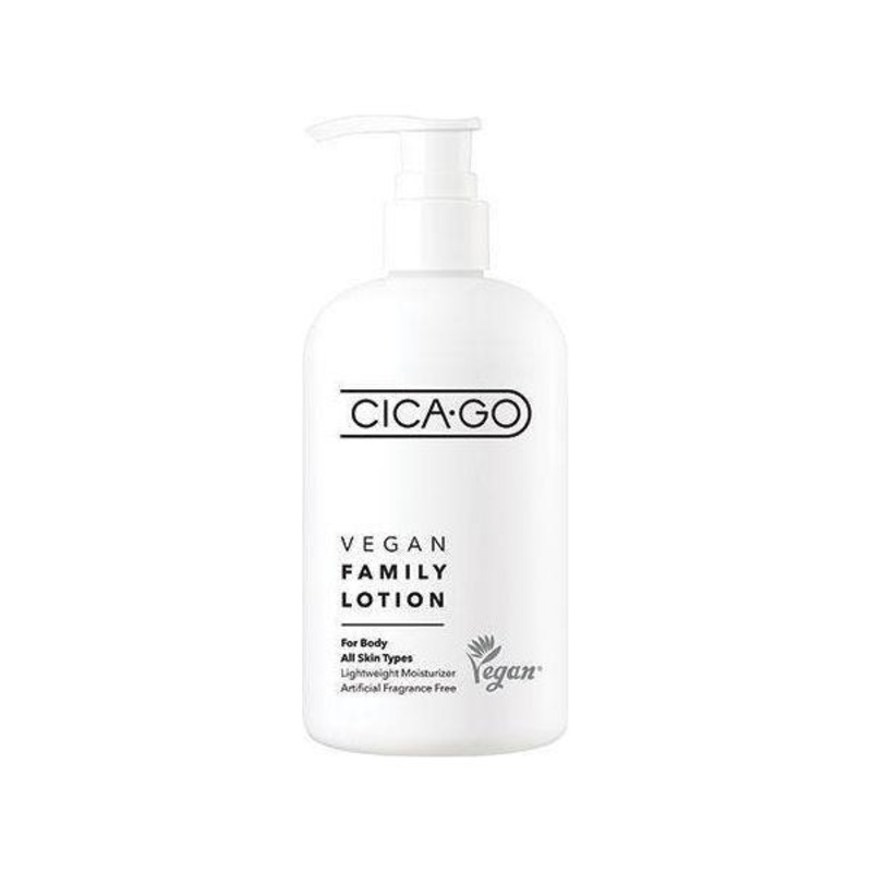 isoi CICAGO Cica Vegan Family Lotion 350ml | Gentle Moisturizing Lotion for the Whole Family