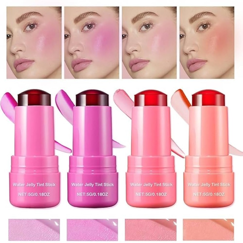 Special Bundle offer Vibely Cooling Water Jelly Tint Gel Blush Lipstick- 5g