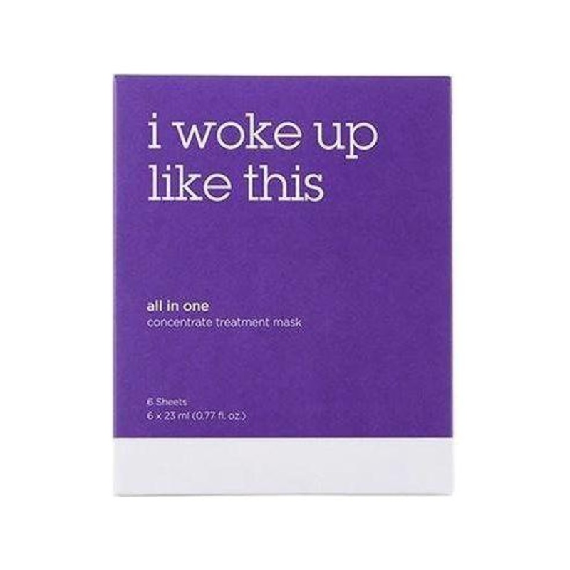 IWLT All In One Concentrate Treatment Mask  23ml x 6ea | Multi-Benefit Sheet Mask for Hydration, Brightening & Firming