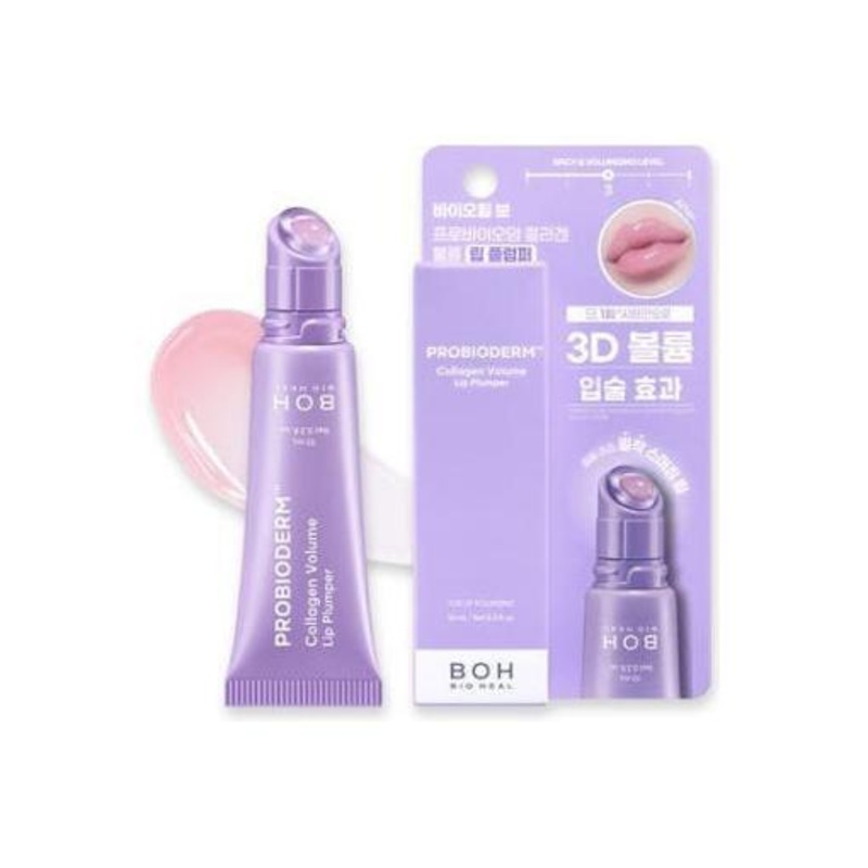 BIO HEAL BOH Probioderm Collagen Volume Lip Plumper  10ml | Hydrating, Volumizing Gloss for Fuller-Looking Lips