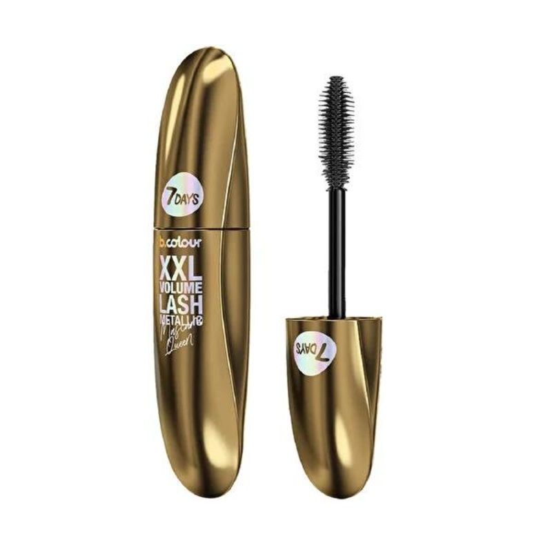 7Days Metalik Brown Mascara: XXL Volume, Long Lasting, Smudge-Proof, Vegan Eye Makeup