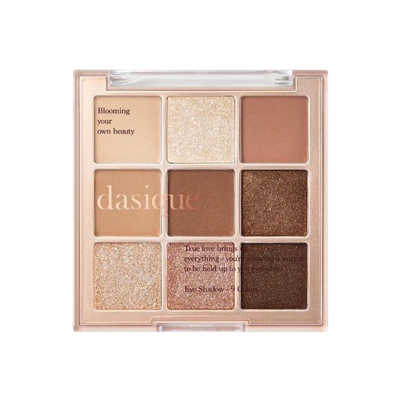 dasique Shadow Palette #01 Sugar Brownie | 9-Shade Warm Neutral Eyeshadow Palette