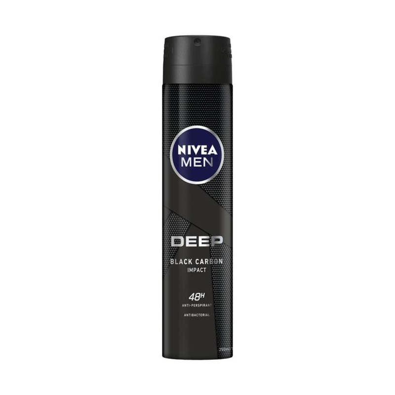 Nivea Men Deep Black Carbon Impact 48H Anti – Perspirant Spray 250ml