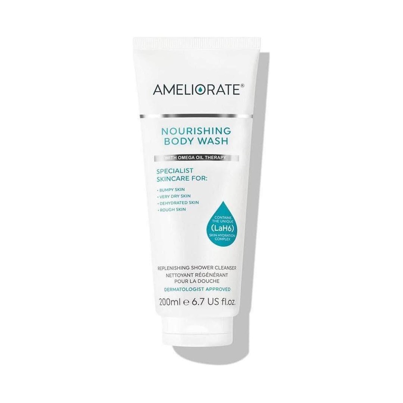 AMELIORATE Nourishing Body Wash  200ml | Hydrating & Soap-Free Cleanser for Soft, Smooth Skin