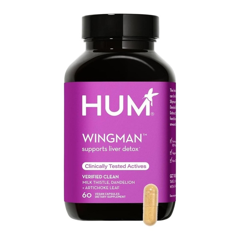 HUM Wing Man – Liver Detox & Support Supplement | 60 Vegan Capsules
