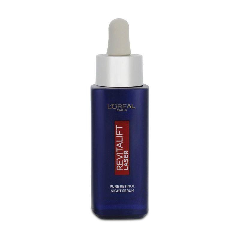 L’Oral Pure Retinol Deep Wrinkle Night Serum  30ml | Intensive Anti-Ageing Treatment for Smoother, Younger-Looking Skin