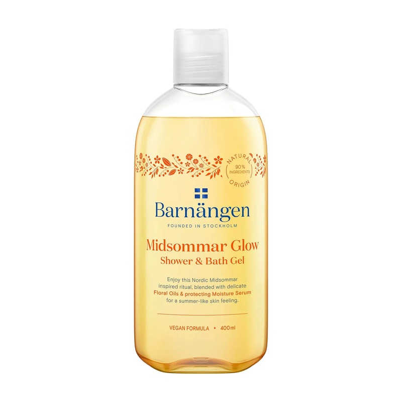Barnngen Midsommar Glow shower & bath gel, 400 mL
