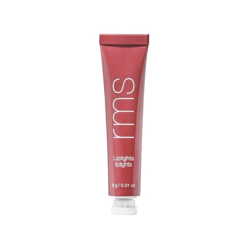 RMS Beauty Liplights Cream Lip Gloss  15g | Hydrating, Plumping 3-in-1 Lip Tint 9 g | 0.31 oz Bare