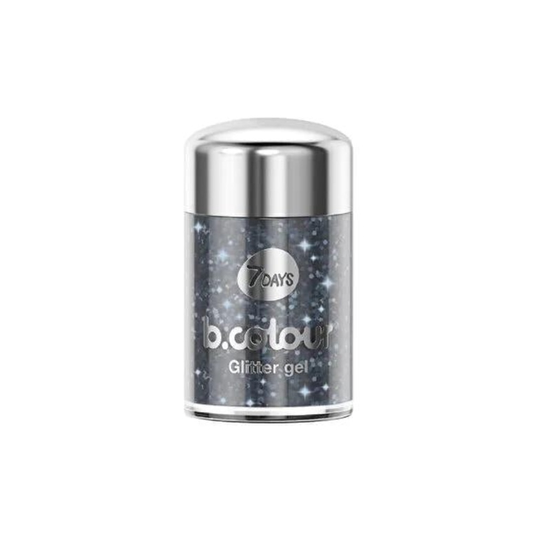 7Days B.Colour Glitter Gel for Face and Body – Vegan Holographic Sparkle for Party Makeup