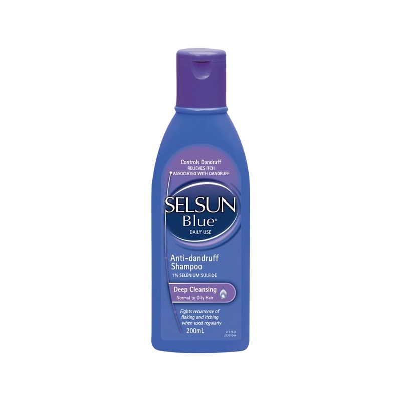 Selsun Blue Deep Cleansing Anti Dandruff Shampoo For Normal To Oily Hair 200ml